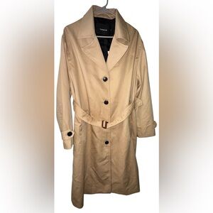 Coach Oversized Trench Coat Tan Color BNWT